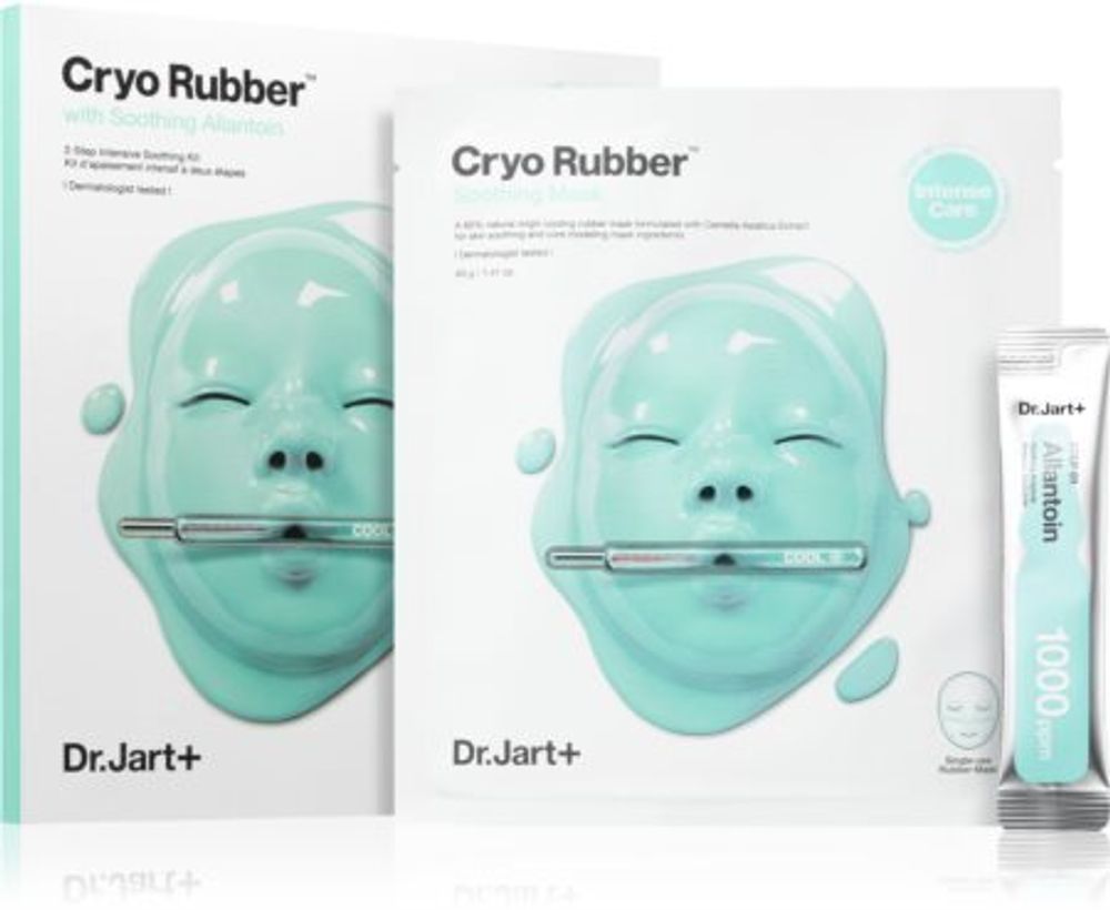 Dr. Jart+ Step 01 Ampoule ampoule 4 g + Step 02 резиновая маска успокаивающая маска 40 g Cryo Rubber™ with Soothing Allantoin