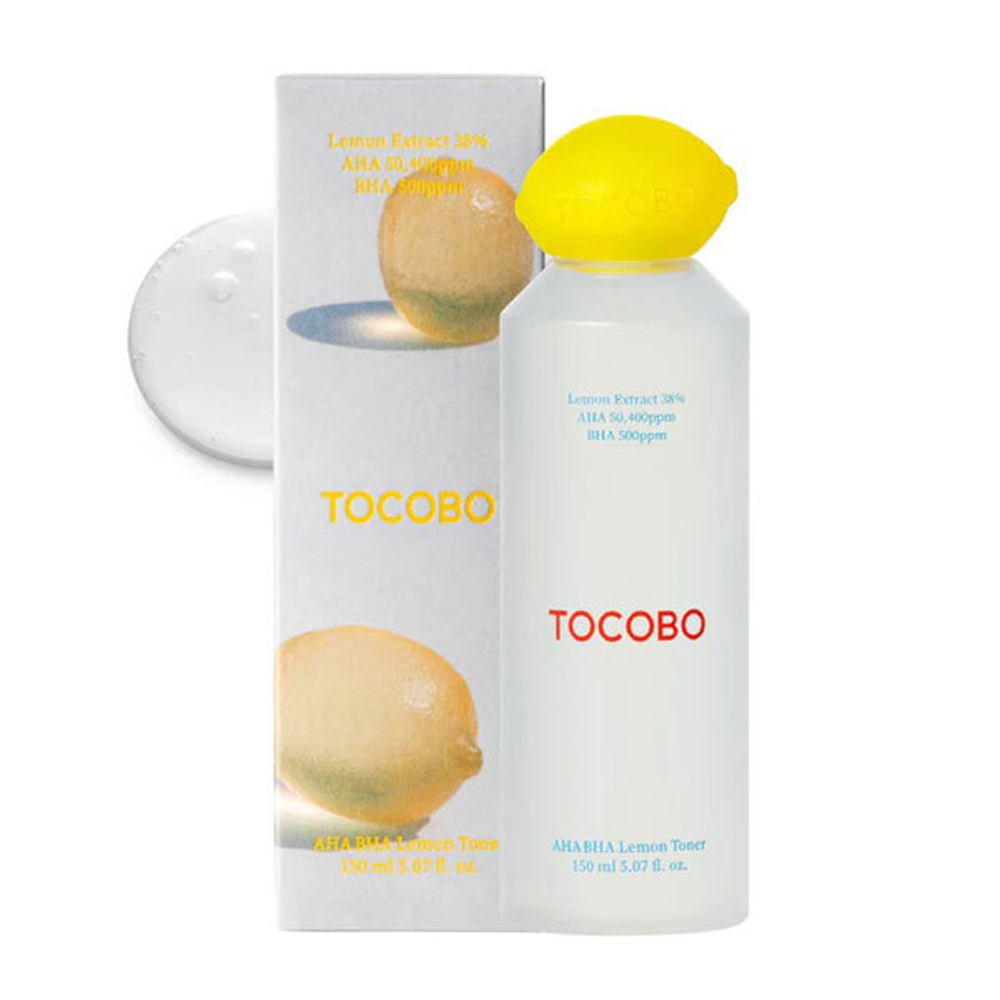 Тонер для лица Tocobo AHA BHA Lemon Toner 150 мл