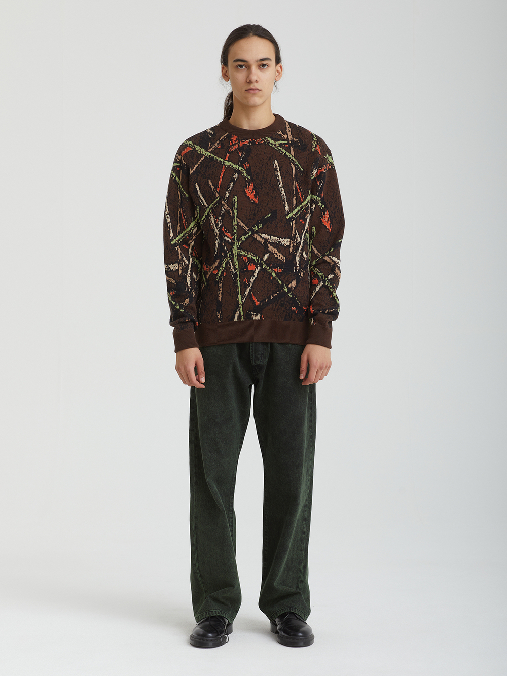 Мужской Свитер Knitted Crewneck