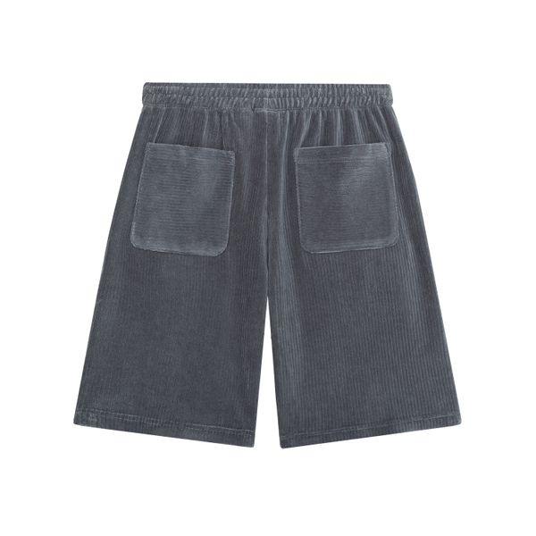 Шорты велюровые графитовые - фото 3