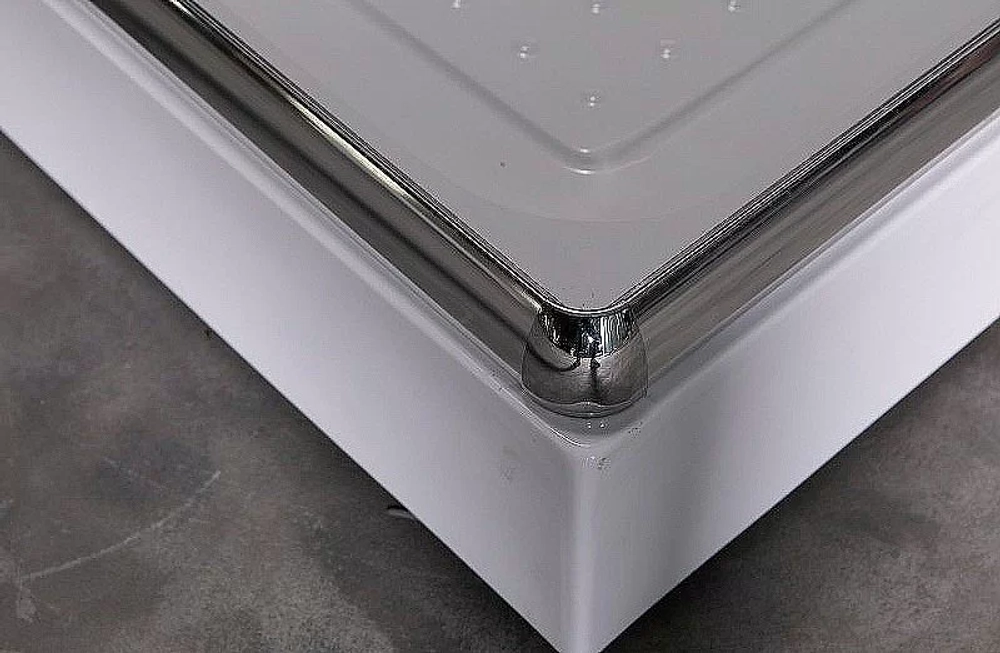 Душевой уголок Esbano ESR-8024 ESUGR8024 90x90 стекло рифленое, матовое/профиль хром