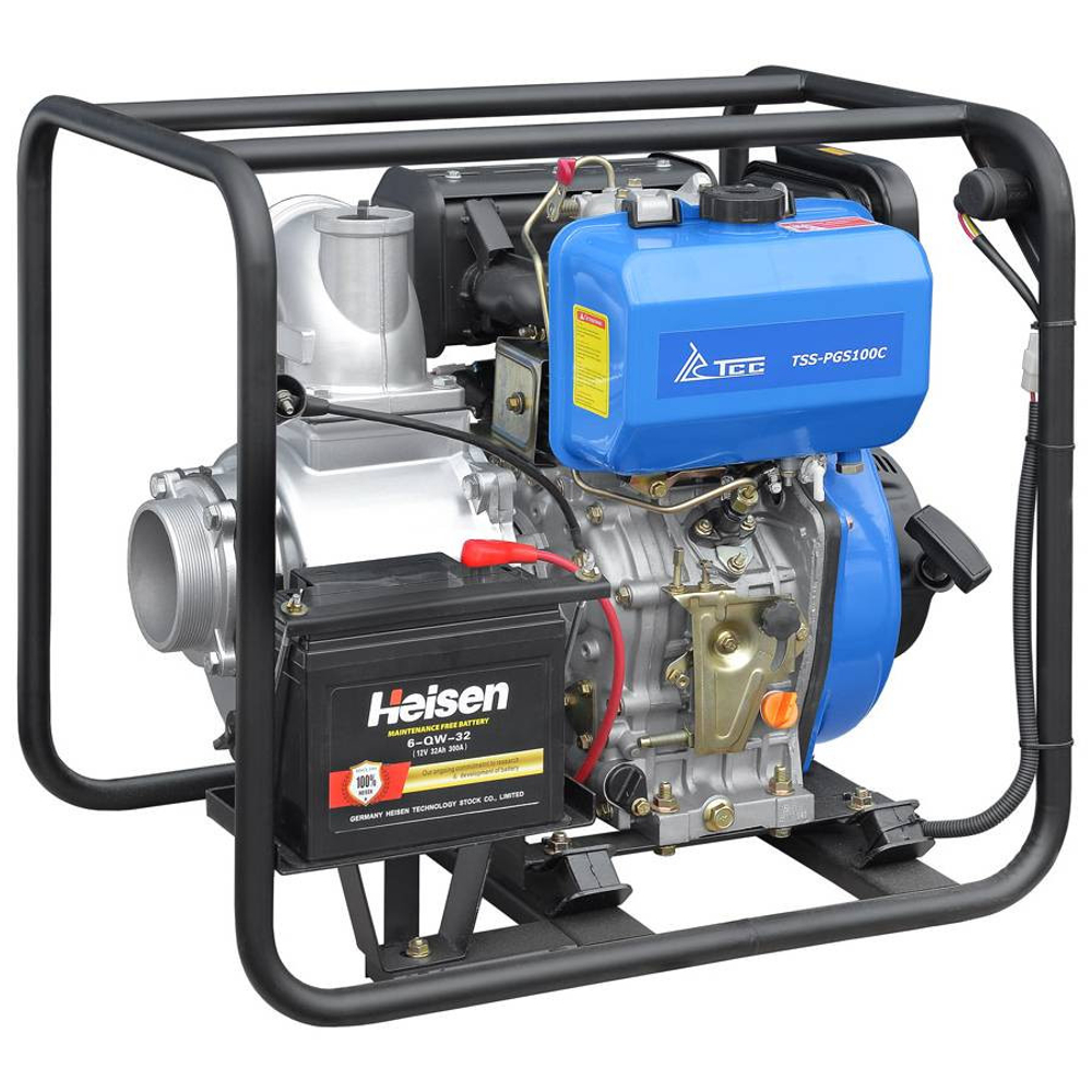 Мотопомпа дизельная ТСС TSS-PGS100C