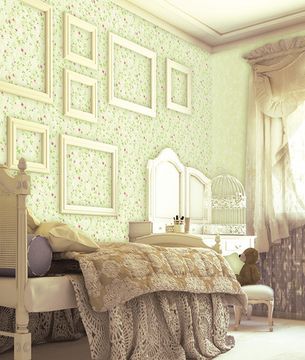 Обои ERISMANN-R 1.06х10 веточка салатовая 3515-7