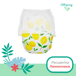 Offspring трусики-подгузники, M 6-11 кг. 42 шт. расцветка Совы