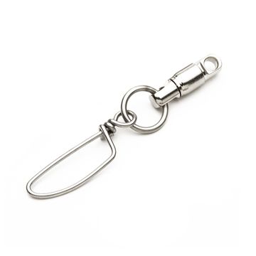 Вертлюжок Riffe из нержавеющей стали с карабином. Нагрузка на разрыв 200 кг