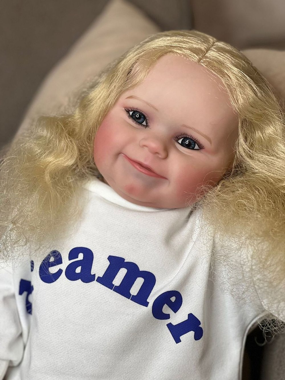 Кукла Реборн мягконабивная 60см в пакете (FA-618)