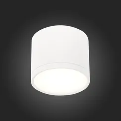 ST113.542.09 Светильник потолочный Белый LED 1*9W 4000K 702Lm Ra>90 120° IP20 D88xH75 170-240V Накладные светильники