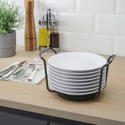 IKEA UPPDATERA  (ИКЕА УППДАТЕРА)  -  Держатель для тарелок, антрацит, 15-23 см