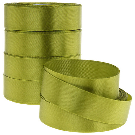 Лента атласная 2,5см*22,85м ЗЕЛЕНЫЙ