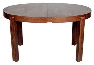 Стол CERRO 1400 EV с раздвижной овальной столешницей (американский орех)