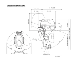 4х-тактный лодочный мотор SUZUKI DF9.9BRS