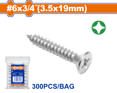 Саморез с потайной головкой