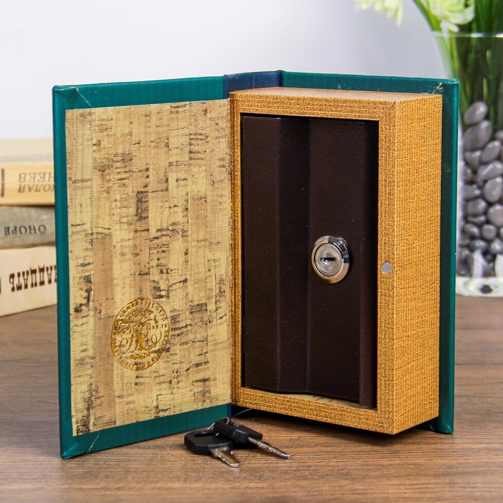 Сейф дерево книга кожзам "Уральские сказы" 17х11х5 см   3622176