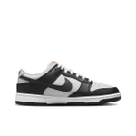 Кроссовки Nike Dunk Low Grey/Black/Orange Mini Swoosh