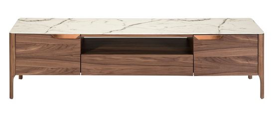 Тумба под ТВ CP1806-TV /3078 Angel Cerda цвет орех/медный