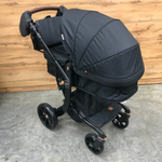 Детская коляска Luxmom 608 3в1 (черный)