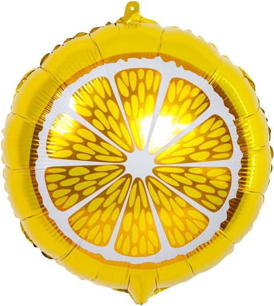 Шар (18''/46 см) Круг, Апельсин, 1 шт.