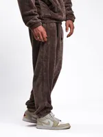 Брюки Hardlunch плюшевые графит