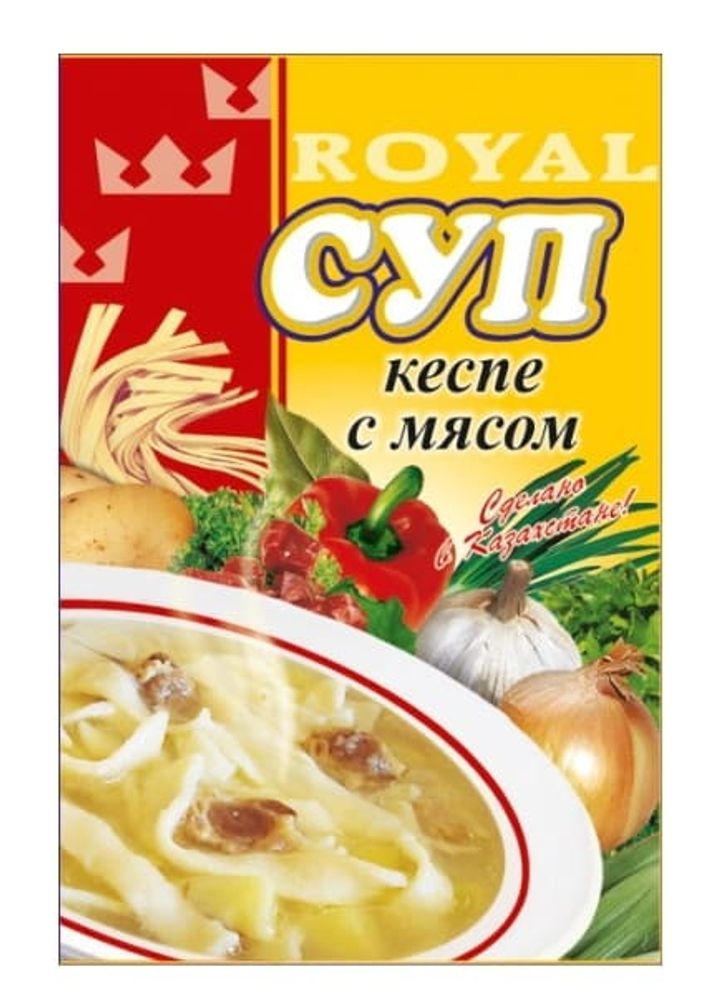 Суп Кеспе с мясом 65г. Роял Фуд - купить с доставкой по Москве и области