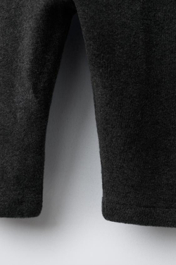 ZARA КОМБИНЕЗОН ИЗ МЯГКОЙ ТКАНИ, АНТРАЦИТОВО-СЕРЫЙ