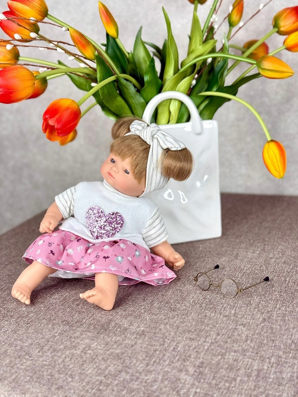 Кукла Marina and Pau 26cм Suenecitos мягконабивная (M125)