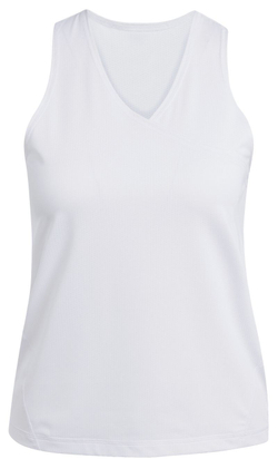Женский топ теннисный Adidas Club V-Neck Tank - белый