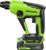 Перфоратор аккумуляторный GREENWORKS GD24SDS1 24V, АКБ 2Ач и ЗУ 3803107CUA