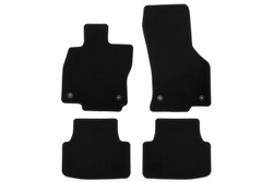 Коврики в салон Klever Econom SKODA Octavia 2013-2017, 2017-2020, седан, 4 шт.(текстиль) Klever.KVR01451601200K