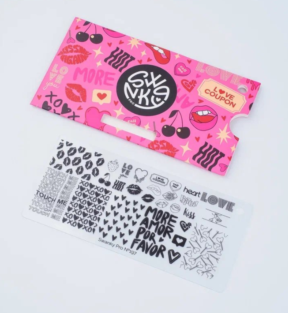 Swanky Stamping Пластина для стемпинга 197