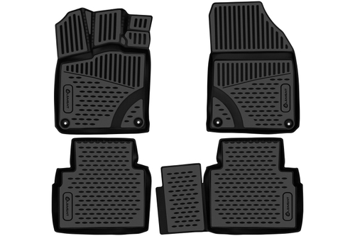 Коврики в салон для GEELY Cityray 2024 -, Внедорожник 5 дв., 4 шт. (полиуретан) ELEMENT3DAN0951210K