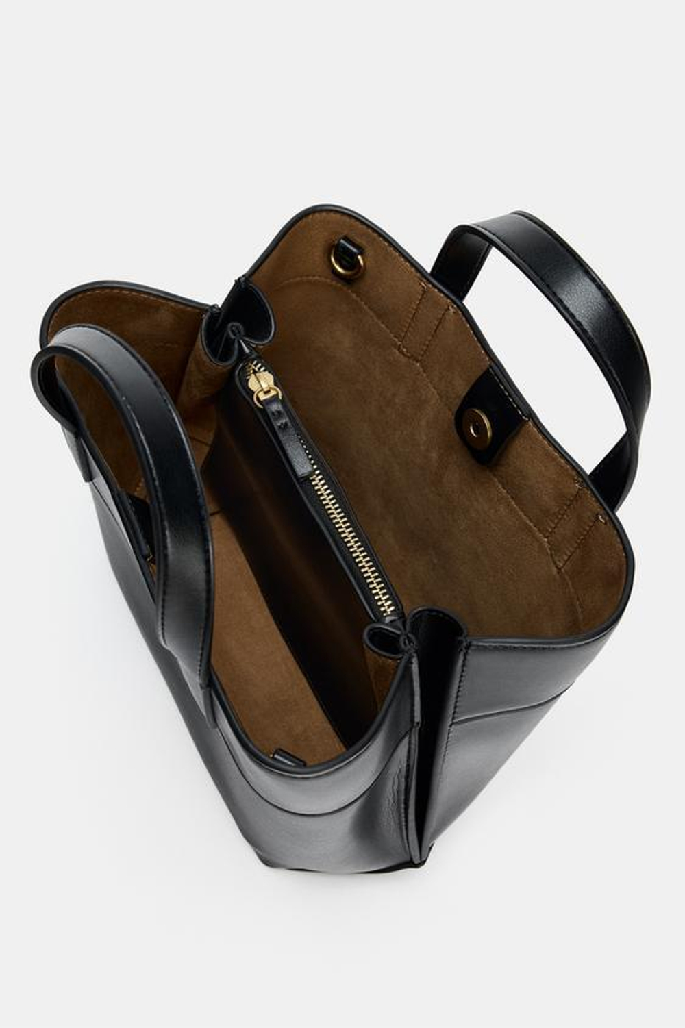 ZARA МИНИ-СУМКА СИТИ, ЧЕРНЫЙ