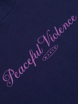 Худи MANTO PEACEFUL VIOLENCE темно-синее
