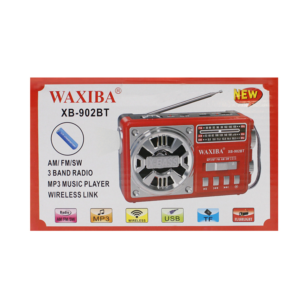 Радиоприемник Waxiba XB-902BT Bluetooth+MP3 плеер