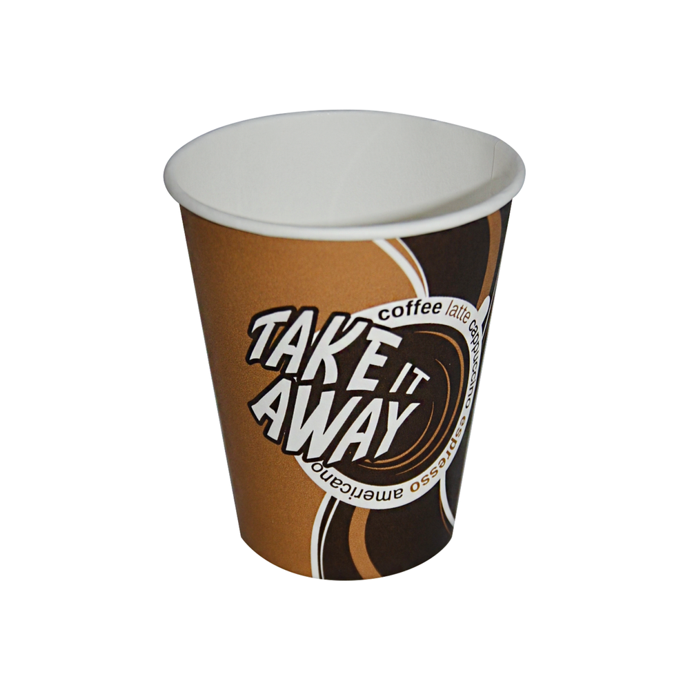 Стакан бум 165 мл д/гор Coffee take away 50шт 40/2000