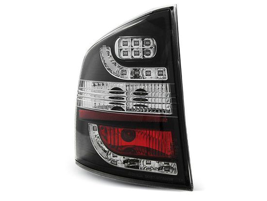 Задние фонари Skoda Octavia 2 black led