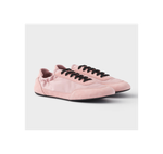 Женские кроссовки Prada Re-Nylon и замша, розовые