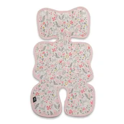 Матрасик стеганый Organic Factory Олень, розовый