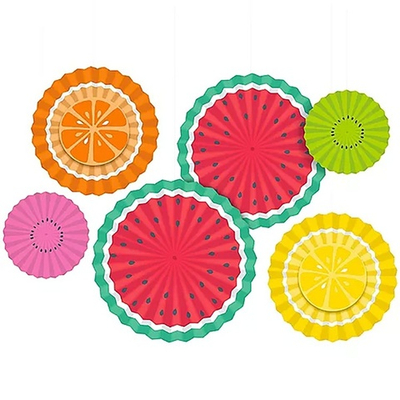 Фанты «Фрукты» в трех размерах 20-30-40 см, 6шт