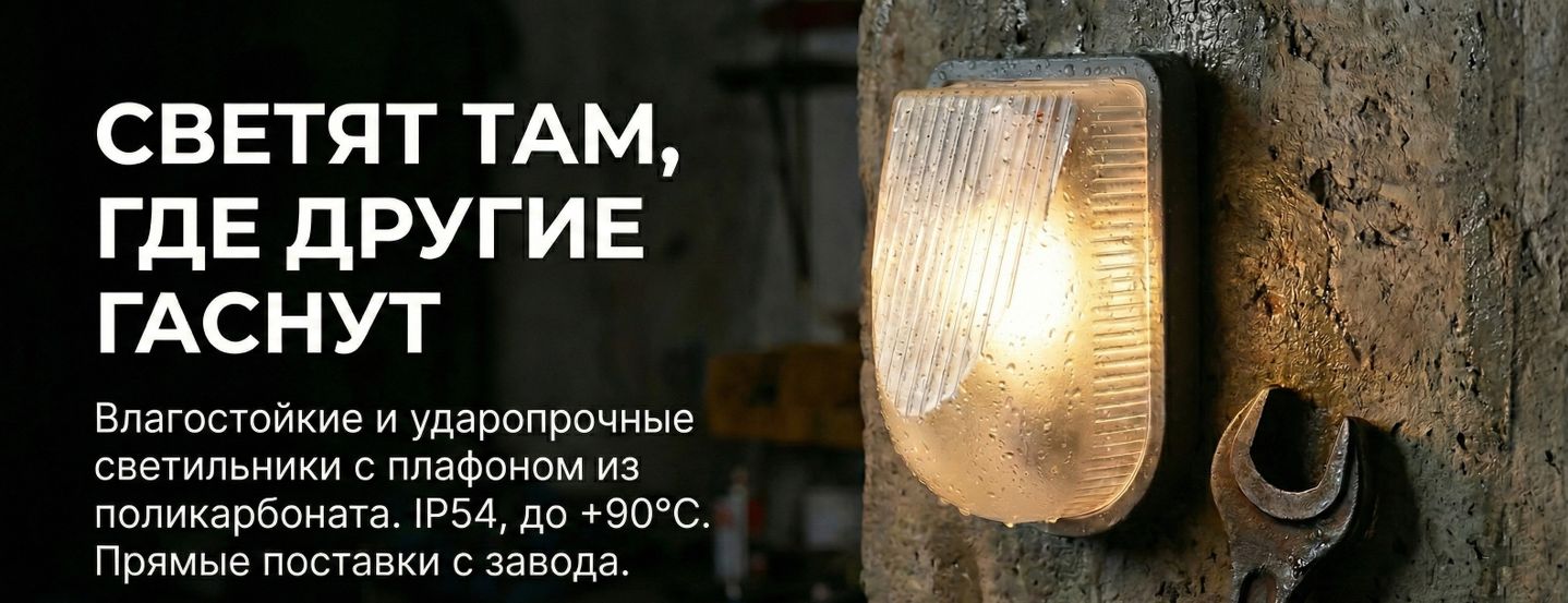 Поставьте один раз и забудьте о замене разбитых плафонов на годы