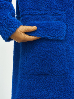 Шуба женская чебурашка тедди эко, SilverFox (арт. S1206rm012pz)