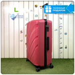 Большой чемодан IMPREZA WAVE, Малиновый