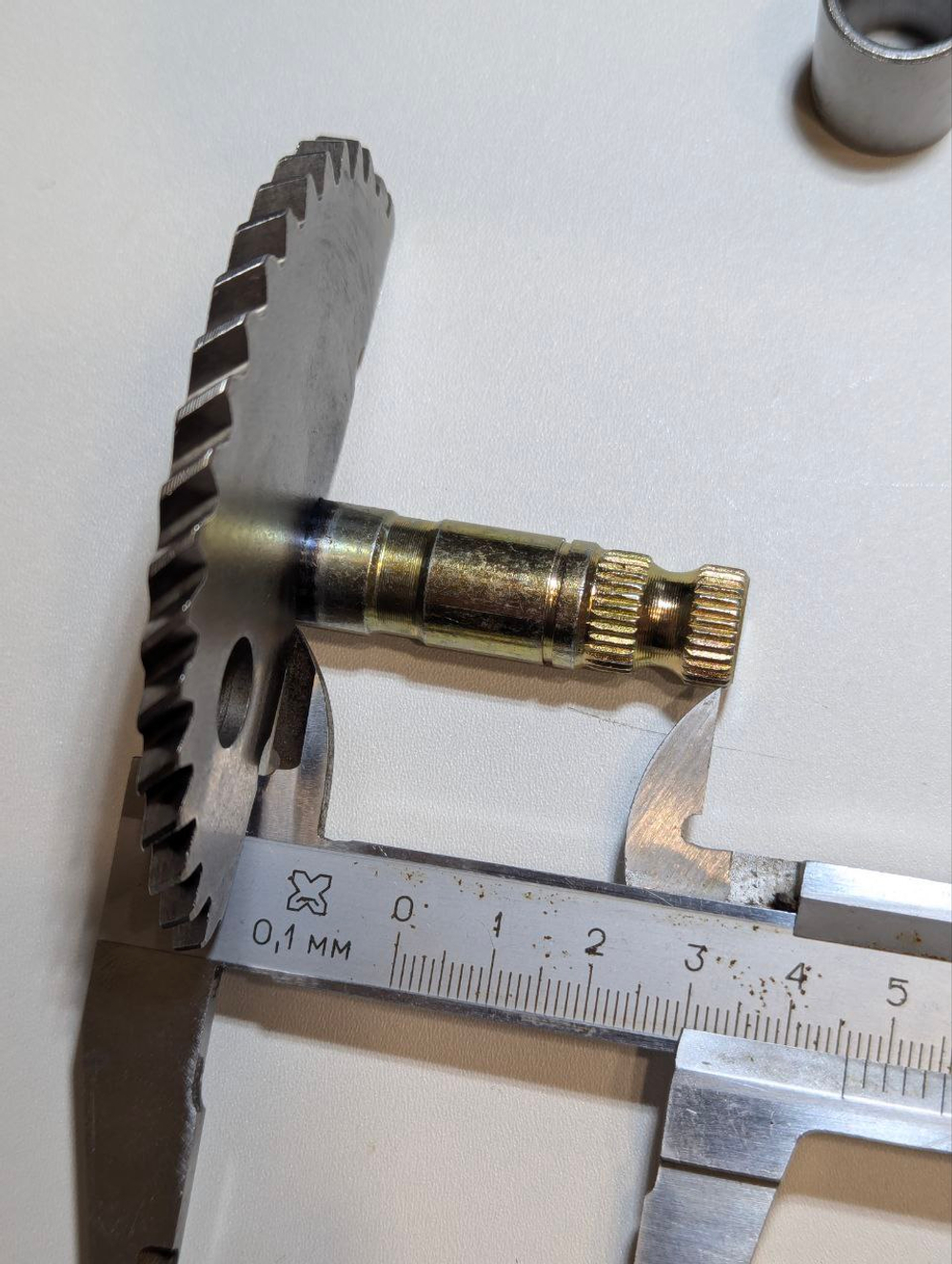 Зубчатый сектор кикстартера для скутера с двигателем 139QMB