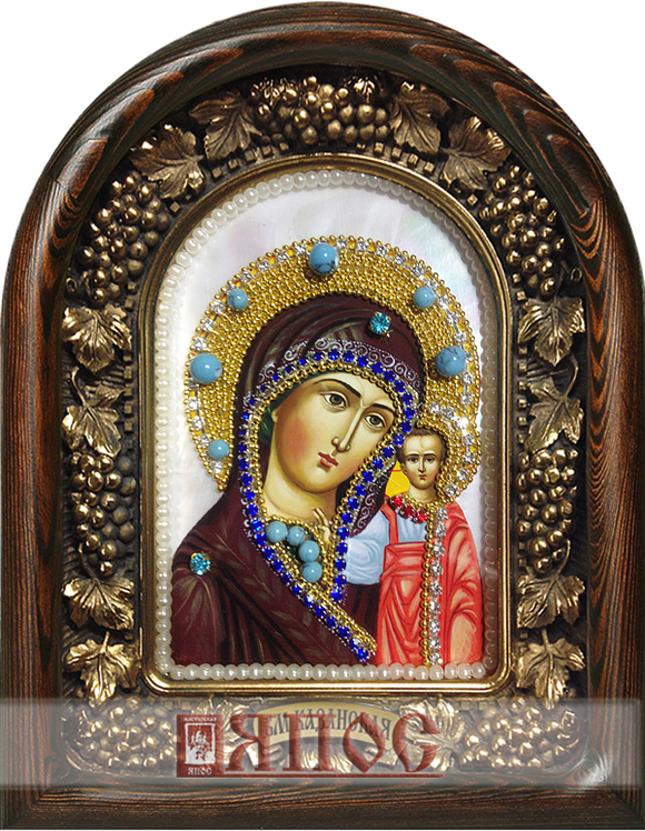Икона Пресвятая Богородица Казанская бисер