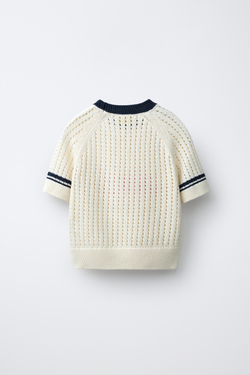 ZARA ТОП С ПРИНТОМ PENN ©, ЭКРЮ