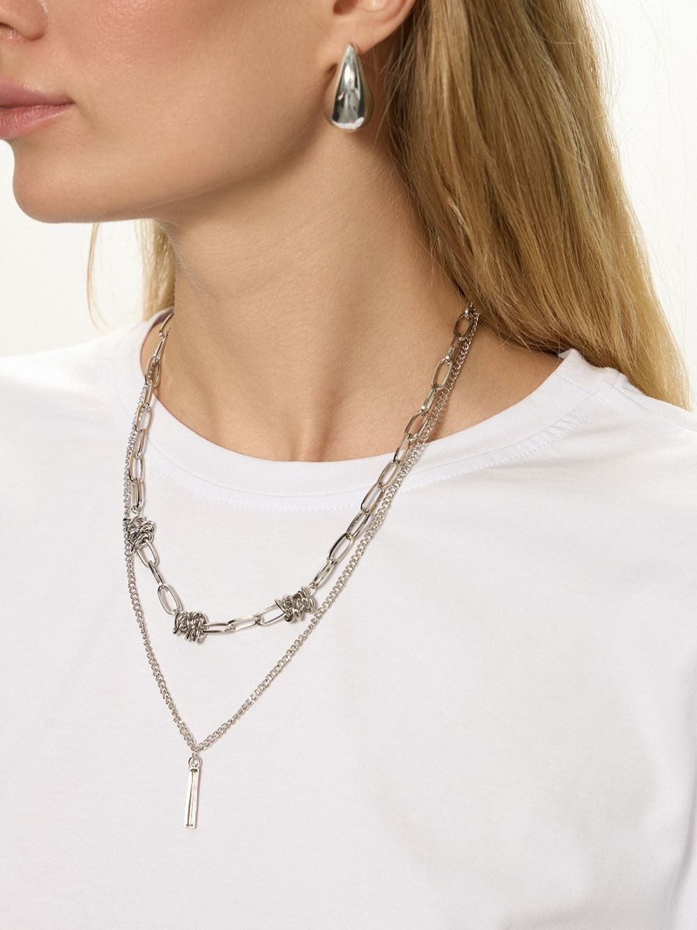 Футболка оверсайз белая (Размер L)