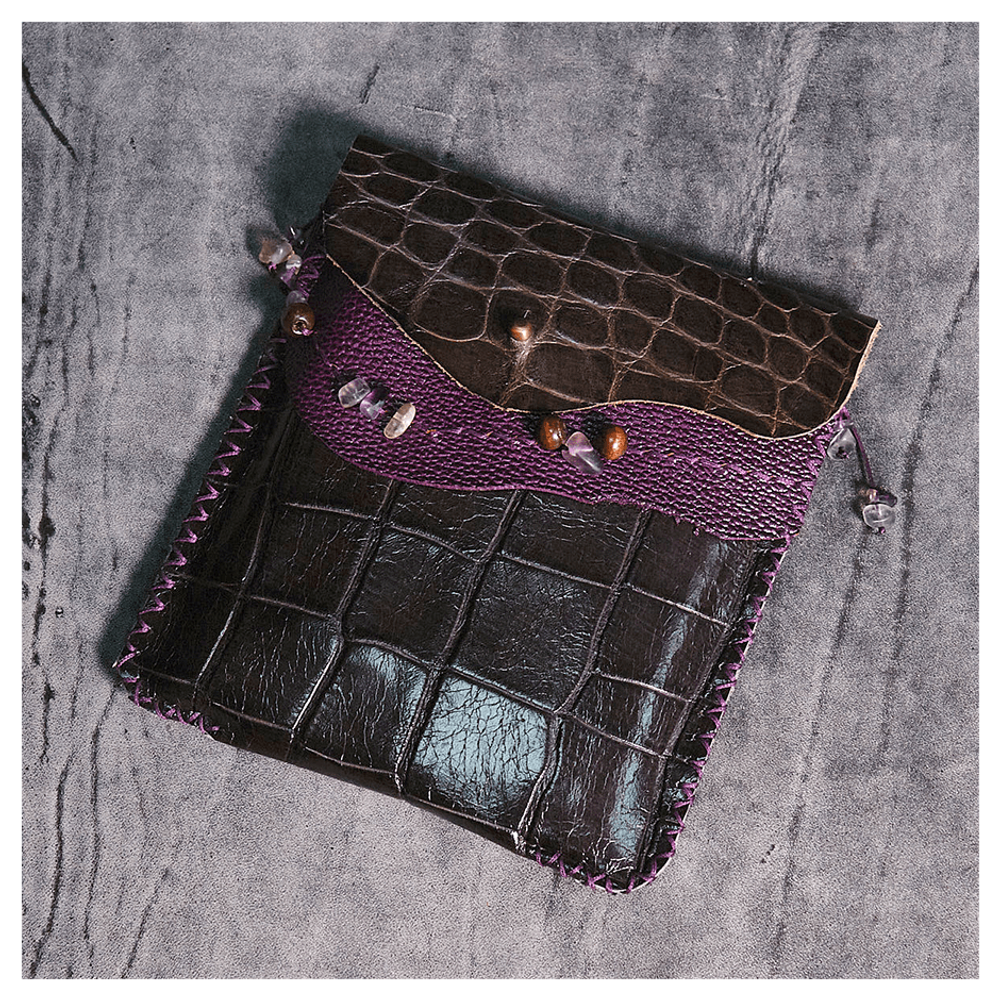 Кожаная обложка для документов «МотоЛеди»