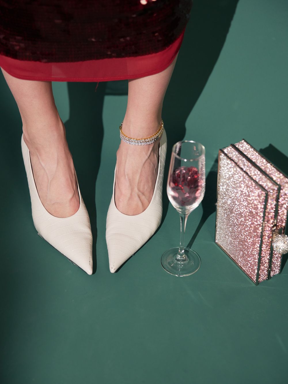 ЮБКА В ПАЙЕТКАХ BORDO