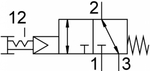 VHEF-PTC-B32-G14 Распределитель с кнопочным управлением