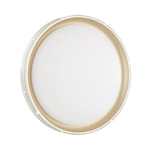 3054/DL PALE SN 000 Светильник пластик/белый/золотистый LED 48Вт 3000-6300K D395 IP43 пульт ДУ SHINY