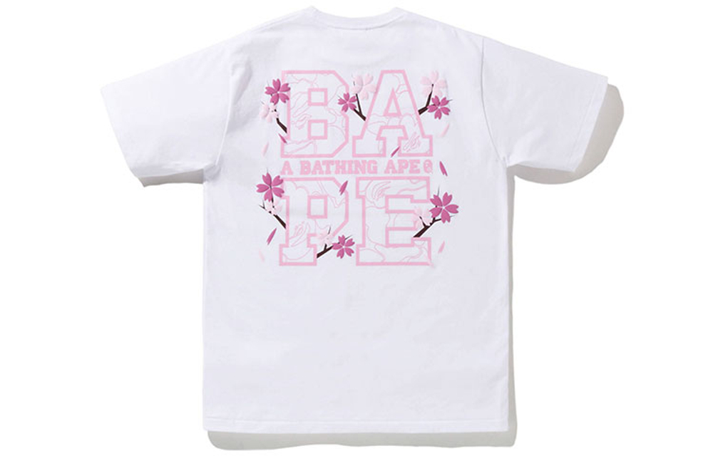 A Bathing Ape Sakura Tee белый
